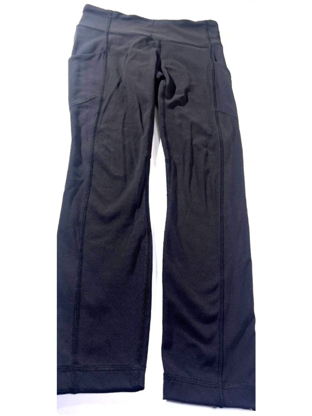 Lululemon High-Rise Black Leggings With Side Pockets For Women